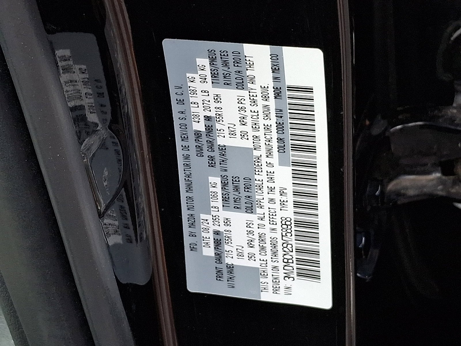 Used 2025 Jet Black Mica Mazda 2.5 S Preferred Package image 26