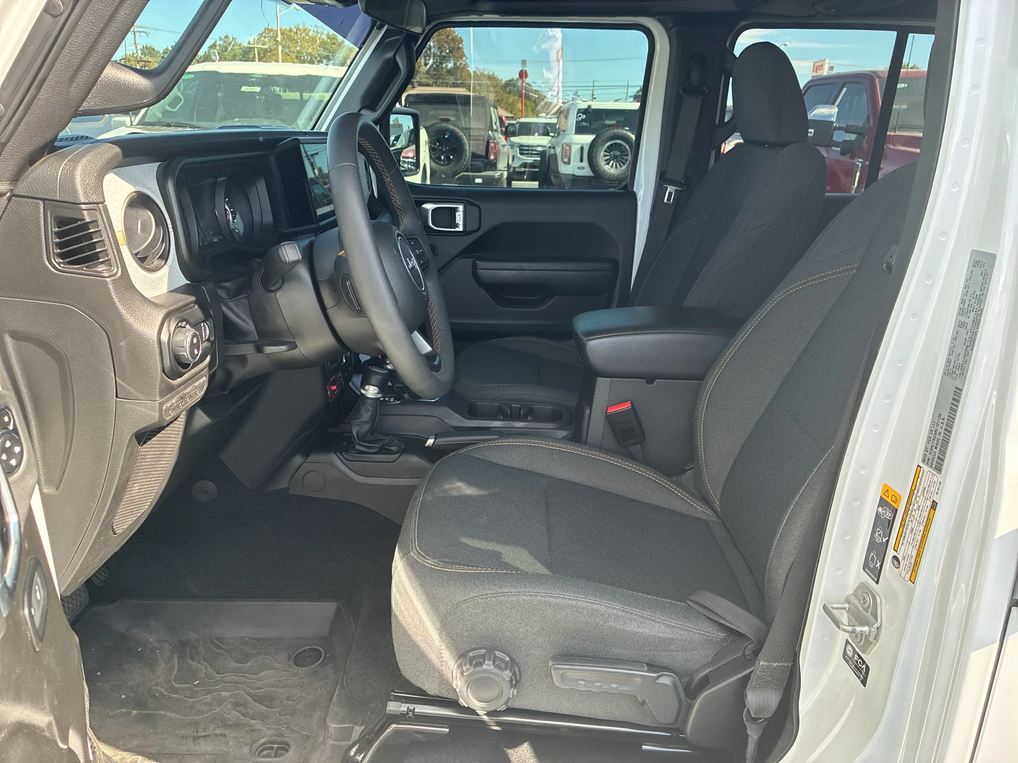 Used 2024 Bright White Clearcoat Jeep Willys image 13