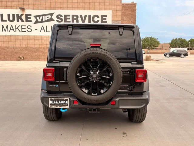 Certified Used 2024 Black Jeep Sahara 4xe image 8