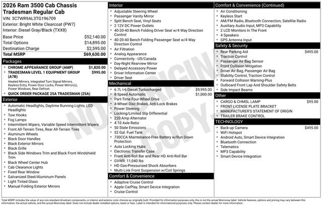 2026 RAM 3500 Chassis Tradesman - Photo 9