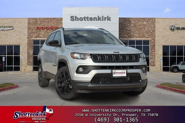 New 2026 Silver Zynith Metallic Clear-Coat Exterior Paint Jeep Latitude image 1
