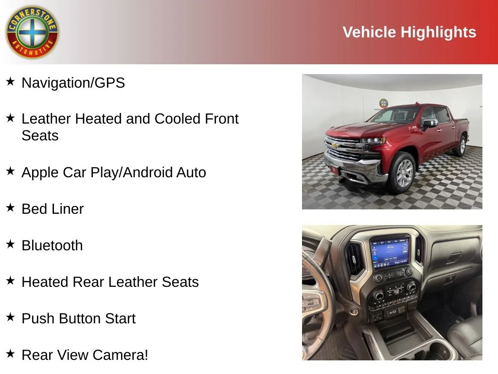 Used 2021 Chevrolet Silverado 1500 LTZ with VIN 3GCUYGET1MG358666 for sale in Elk River, Minnesota
