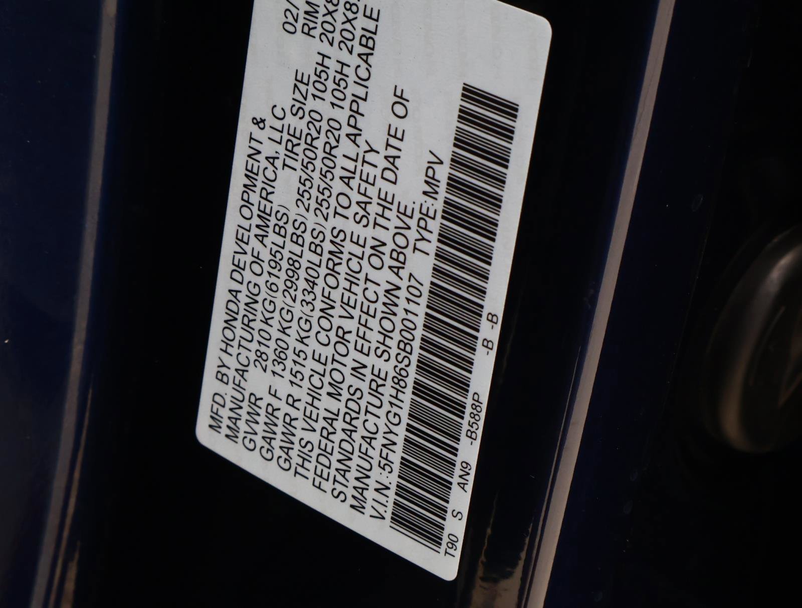 Used 2025 Obsidian Blue Pearl Honda Elite image 22