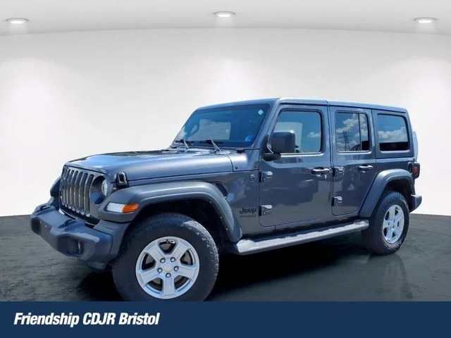 Used 2022 Gray Jeep Unlimited Sport S image 1