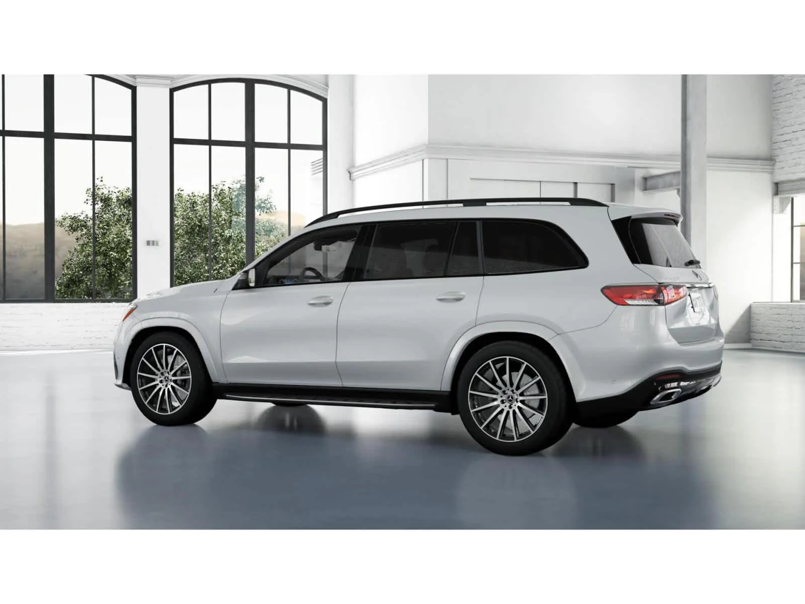 Used 2024 MANUFAKTUR Moonlight White Metallic Mercedes-Benz GLS 450 image 30