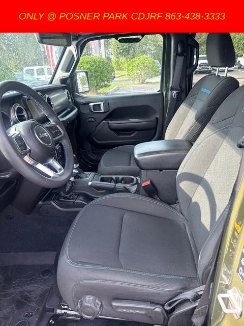 Used 2023 Green Jeep Rubicon 4xe image 4