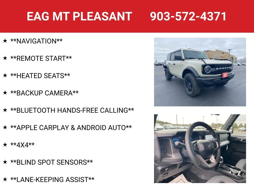 New 2025 Desert Sand Ford Big Bend® image 4