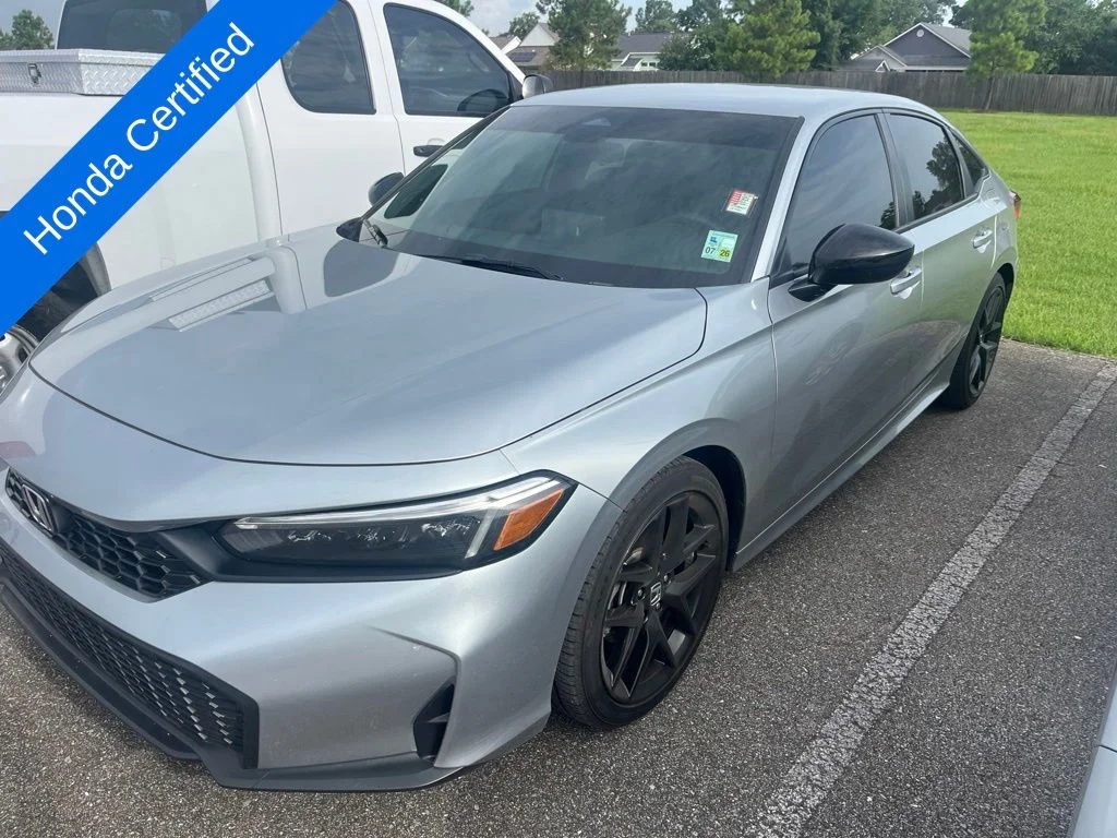 Certified Used 2026 Solar Silver Metallic Honda 2WD SPORT image 1