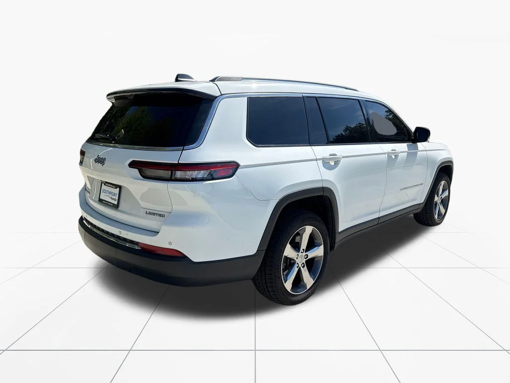 Used 2021 Bright White Clearcoat Jeep Limited image 8