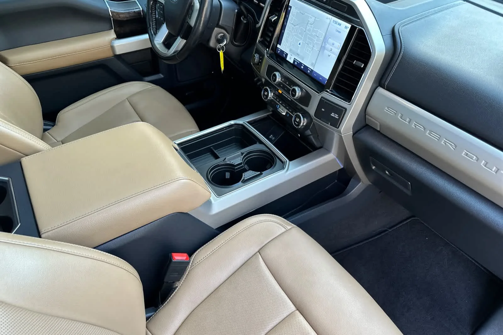 Certified Used 2022 Star White Metallic Tri-Coat Ford LARIAT image 15