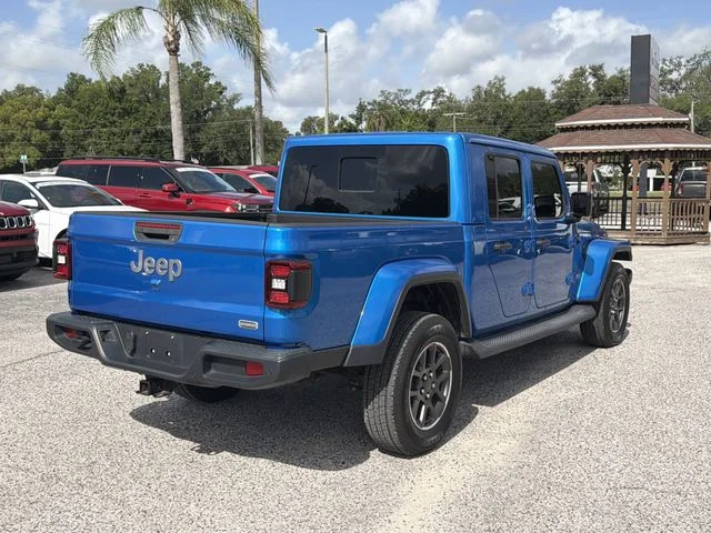 Used 2021 Blue Jeep Overland image 4