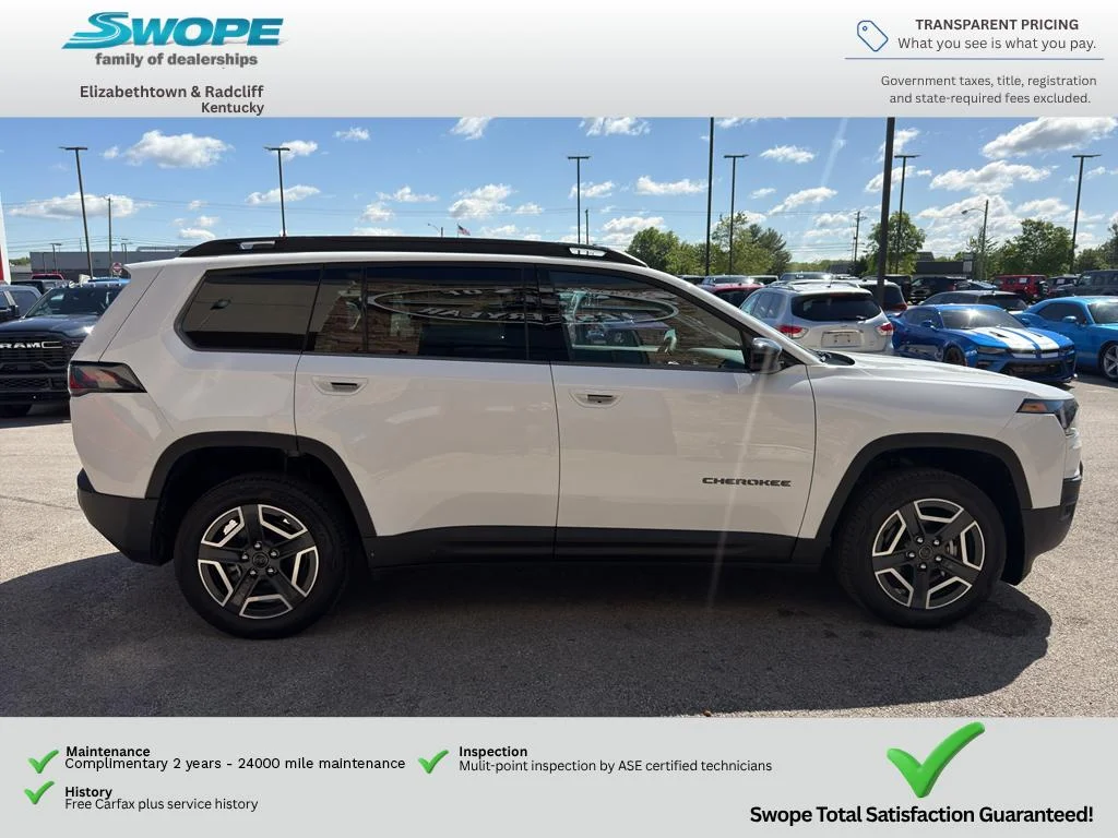 New 2026 Bright White Clear-Coat Exterior Paint Jeep Laredo image 6