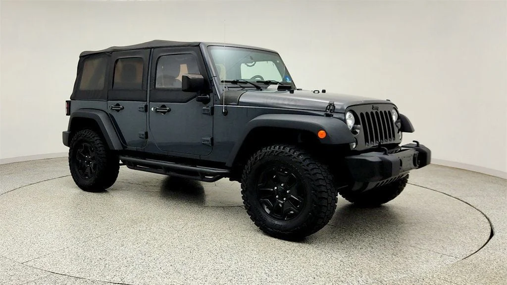 Used 2017 Rhino Clearcoat Jeep Willys Wheeler 4x4 w/ Alpine Audio, LED Lighting & Trailer Tow image 3