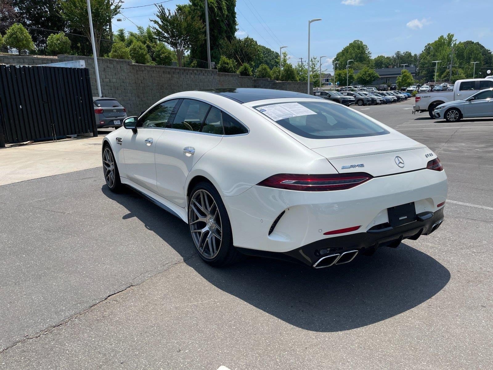 Used 2021 designo Diamond White Metallic Mercedes-Benz AMG® GT 63 image 3
