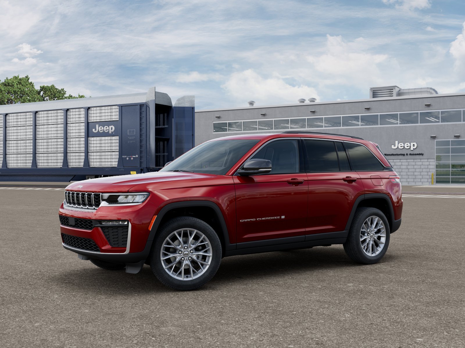 New 2027 Red Hot Pearlcoat Jeep Limited image 2