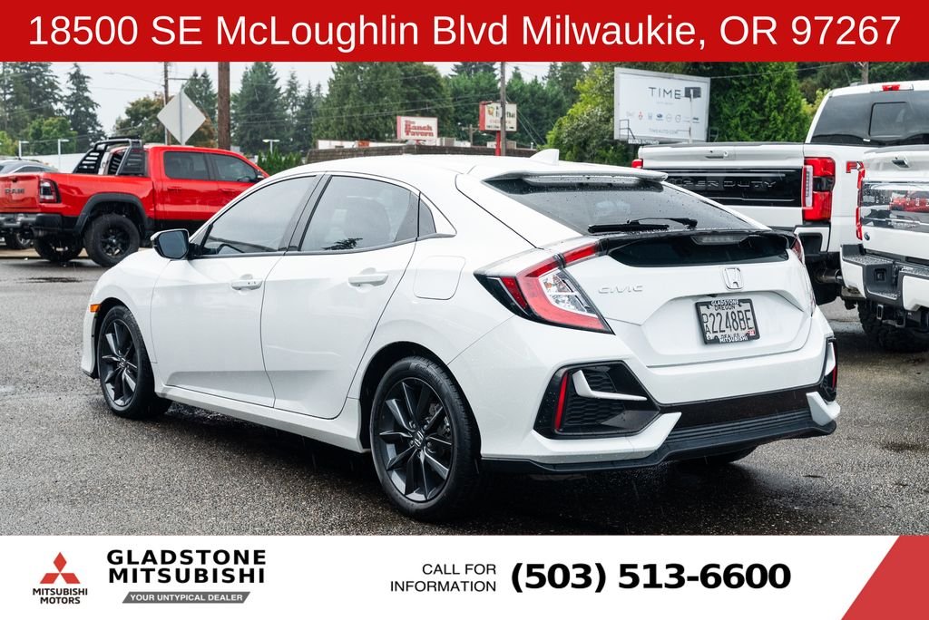 Used 2021 Platinum White Pearl Honda EX image 5