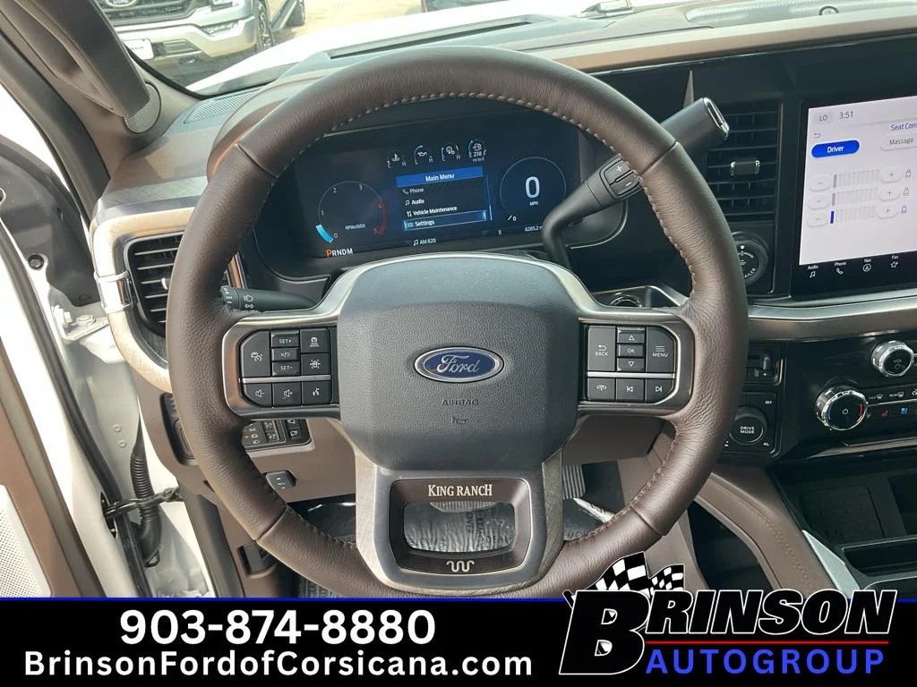 New 2026 Star White Metallic Tri-Coat Ford King Ranch image 20