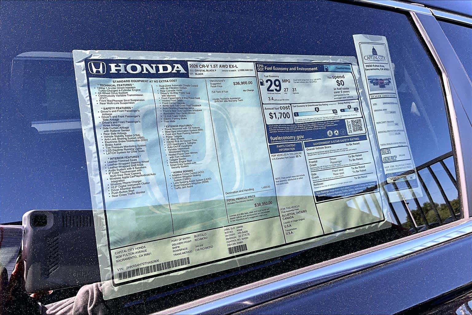 2026 Honda CR-V EX-L - Photo 21