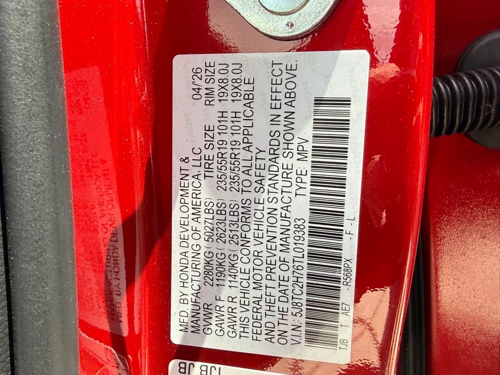 New 2026 Performance Red Pearl Acura Advance Package image 26
