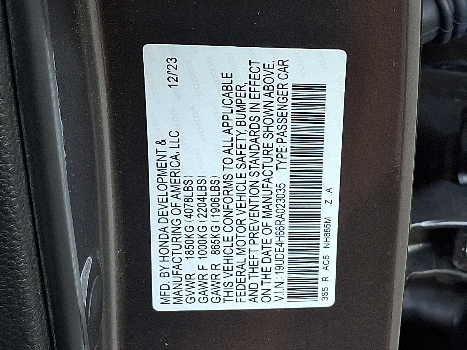 Certified Used 2024 Liquid Carbon Metallic Acura A-SPEC TECH image 27