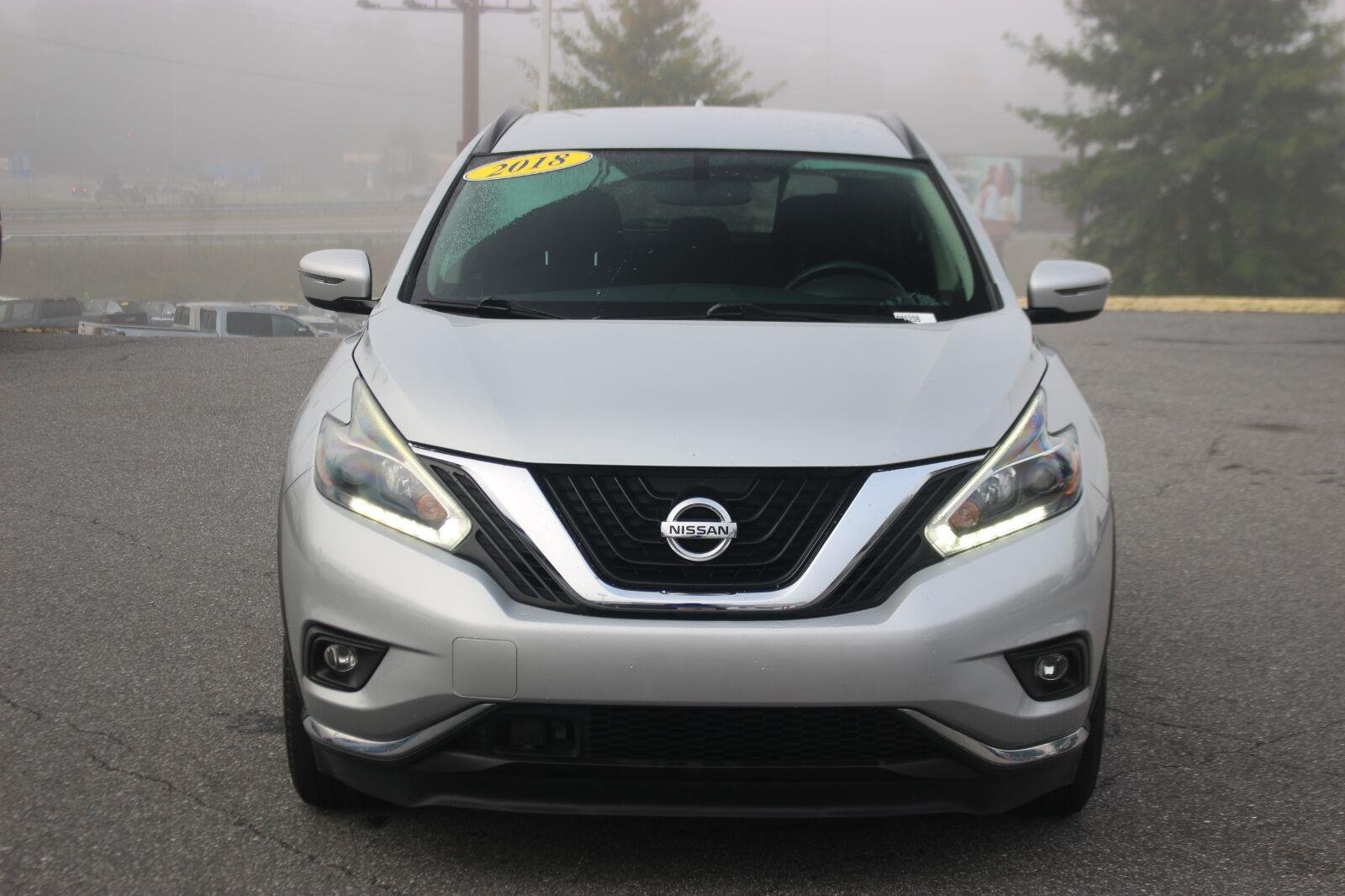 Used 2018 Nissan Murano SV with VIN 5N1AZ2MH6JN119970 for sale in Morganton, NC
