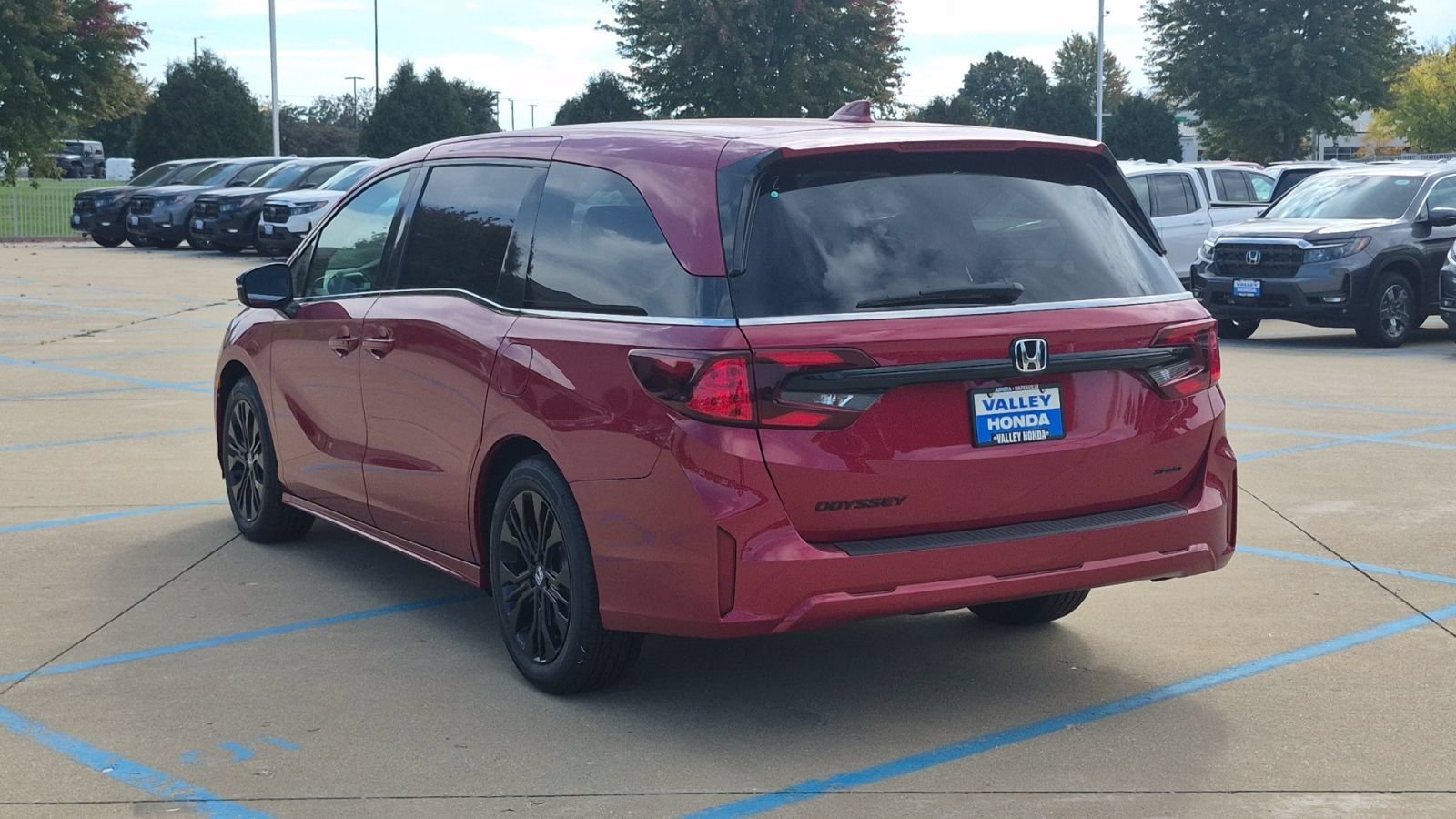 New 2026 Radiant Red Metallic II Honda Sport-L image 8
