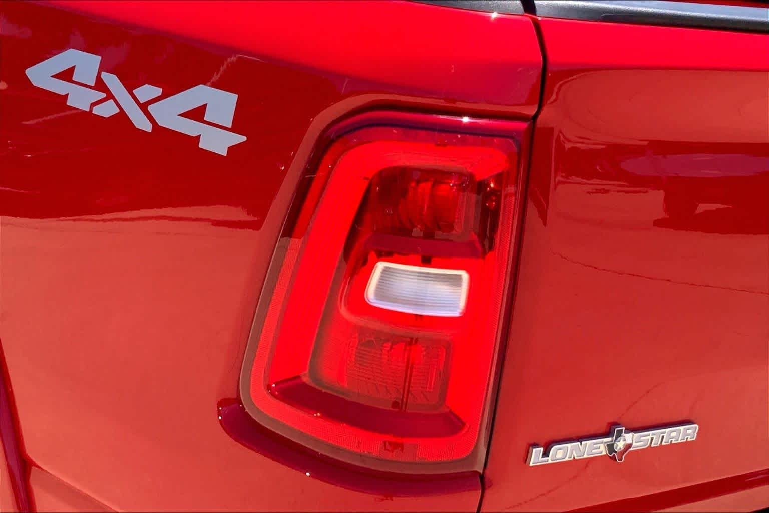 Used 2025 Flame Red Clearcoat Ram Lone Star image 28