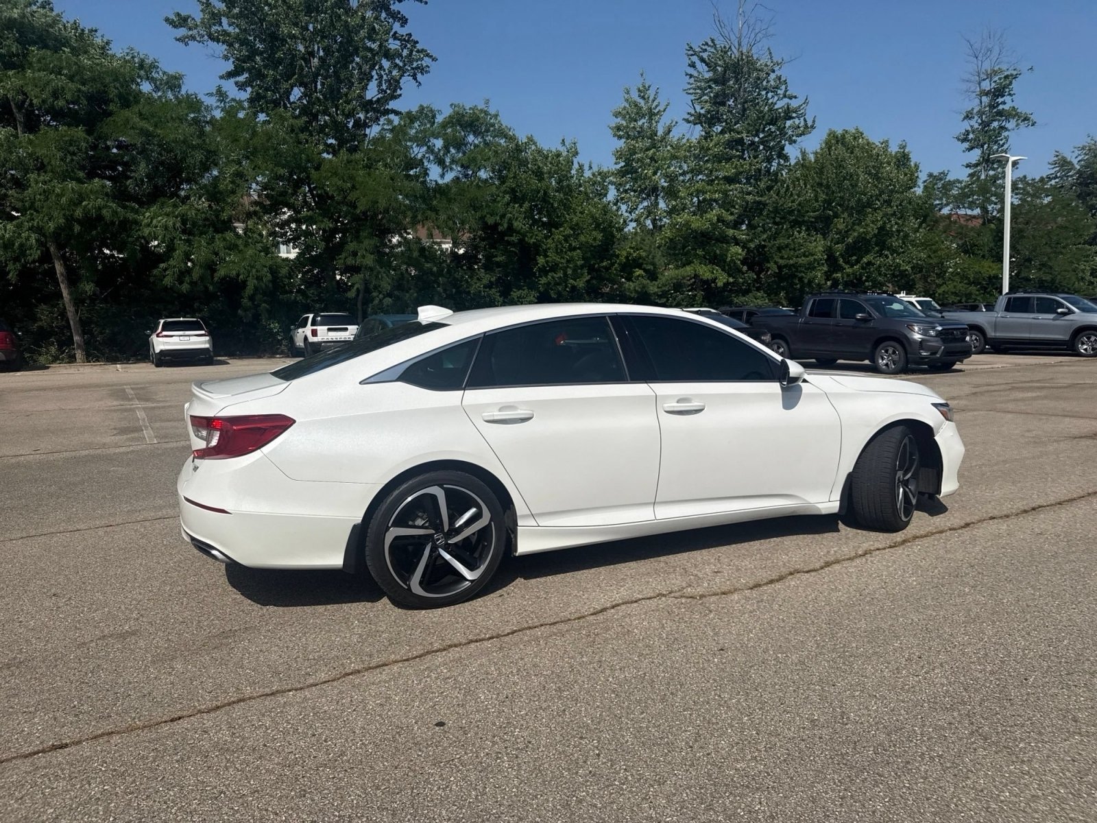 Used 2019 Platinum White Pearl Honda Sport 2.0T image 25