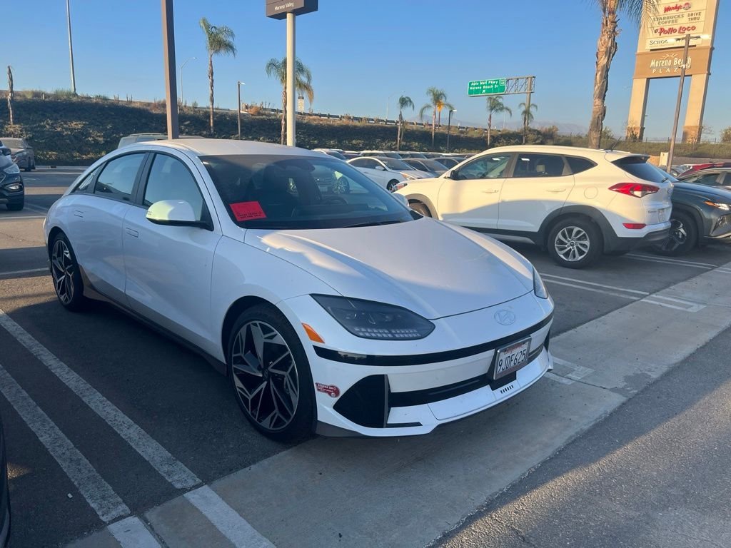 Certified 2023 Hyundai IONIQ 6 SEL with VIN KMHM34AA1PA047917 for sale in Moreno Valley, CA
