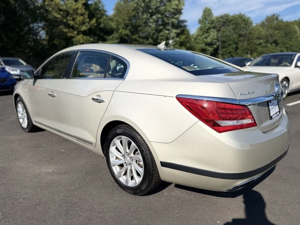 Used 2014 Champagne Silver Metallic Buick 4dr Sedan Leather FWD w/ Driver Confidence Pkg & 18