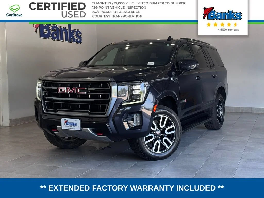 Certified Used 2023 Titanium Rush Metallic GMC AT4 image 1