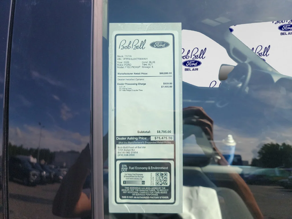 New 2026 Blue Ford XLT image 9