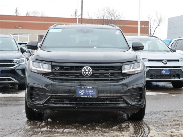 Certified 2023 Volkswagen Atlas Cross Sport SEL R-Line Black with VIN 1V2SC2CA7PC219822 for sale in Inver Grove Heights, Minnesota