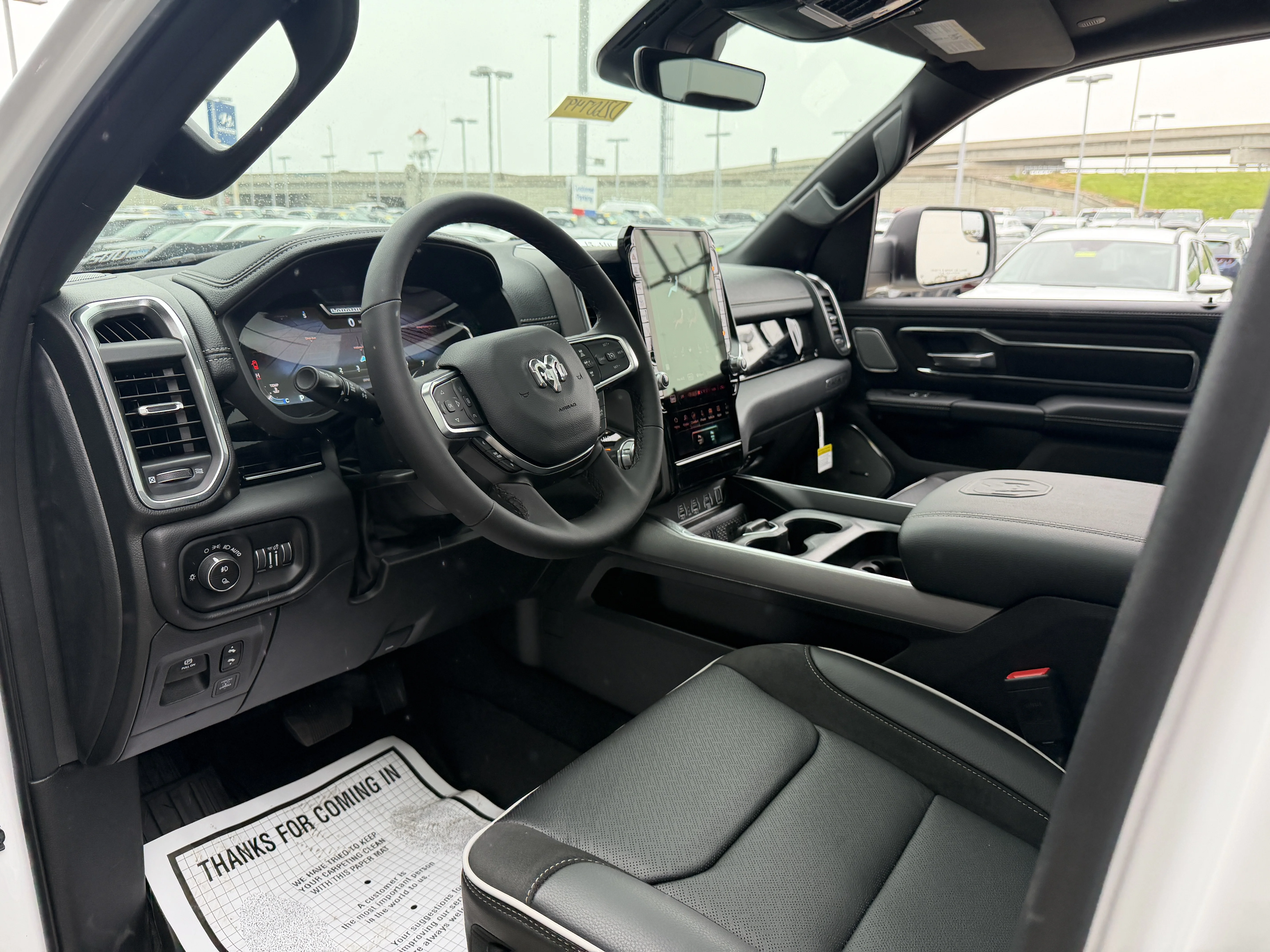 New 2026 Bright White Clear-Coat Exterior Paint RAM Laramie image 35