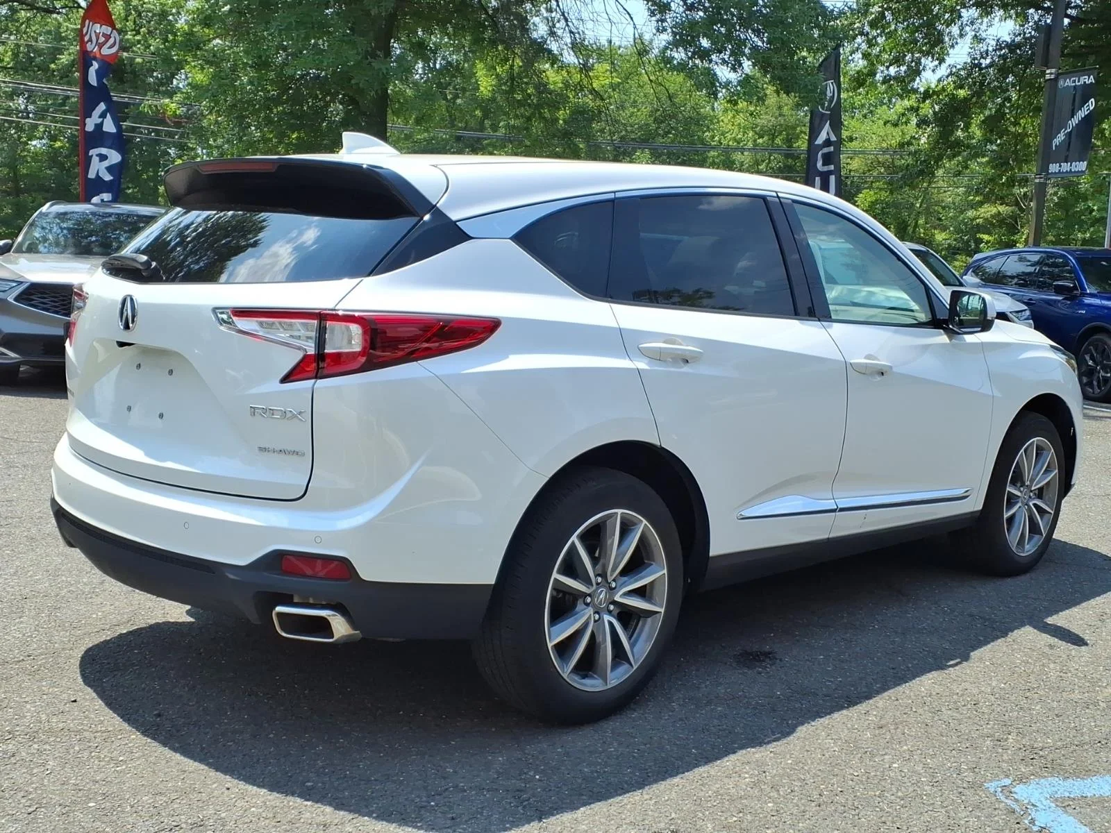 Used 2024 Platinum White Pearl Acura SH-AWD TECH image 21