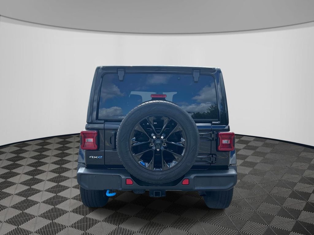 Used 2023 Black Jeep Sahara 4xe image 4