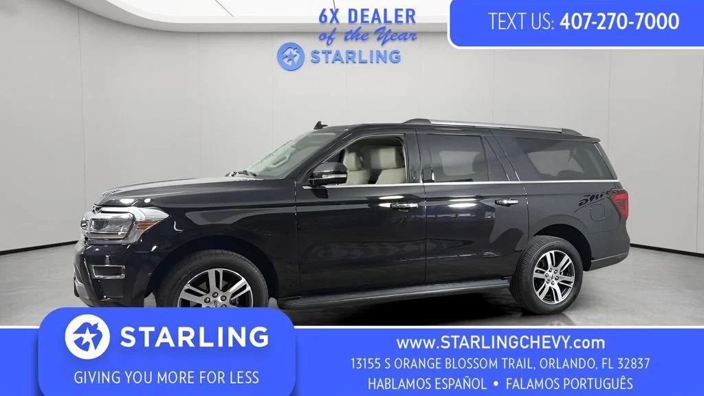 Used 2024 Black Ford Limited MAX image 3