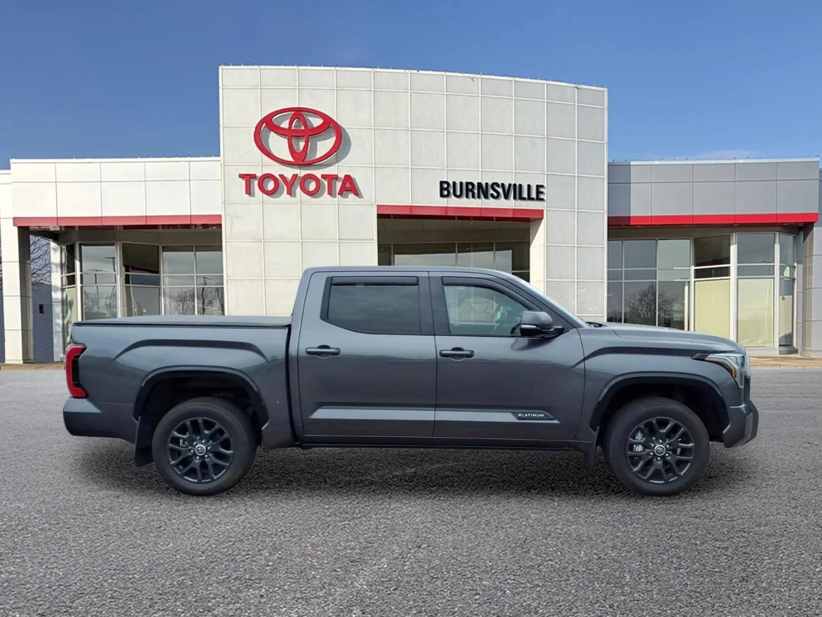 Used 2023 Toyota Tundra Platinum with VIN 5TFNA5DB2PX117124 for sale in Burnsville, Minnesota