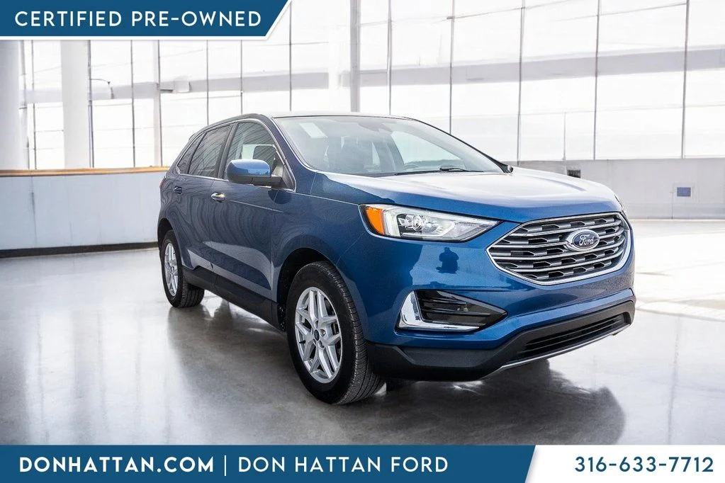 Certified Used 2022 Blue Ford SEL image 33