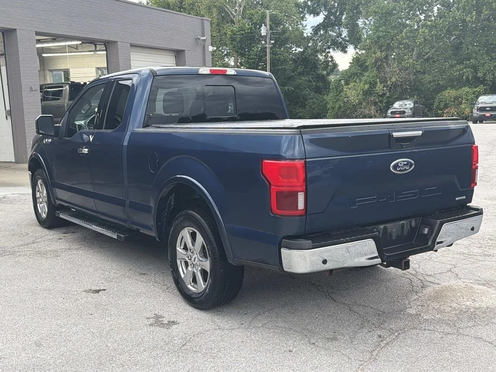 Used 2018 Blue Jeans Metallic Ford Lariat image 7