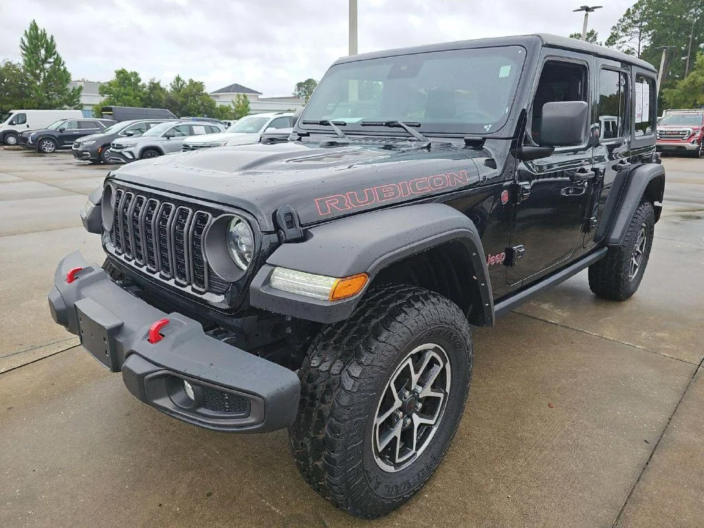 Used 2024 Black Jeep Rubicon image 1