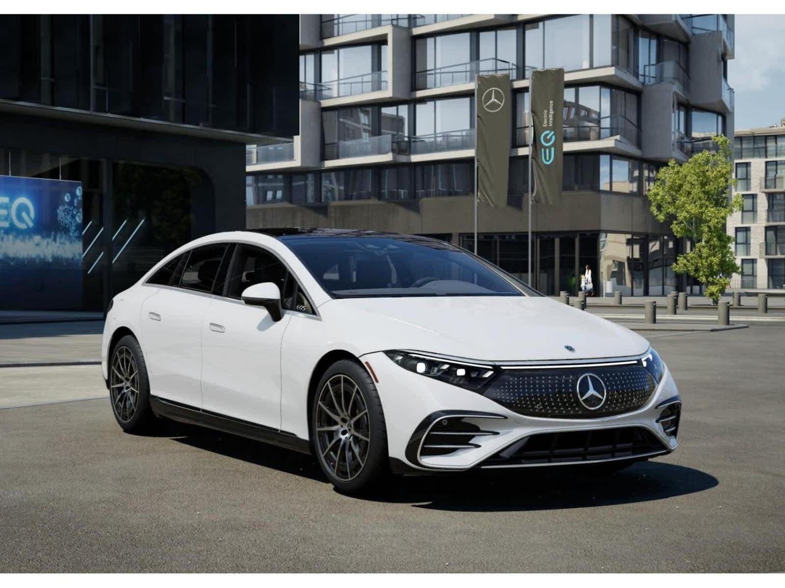 New 2026 Polar White Mercedes-Benz EQS 450 image 9