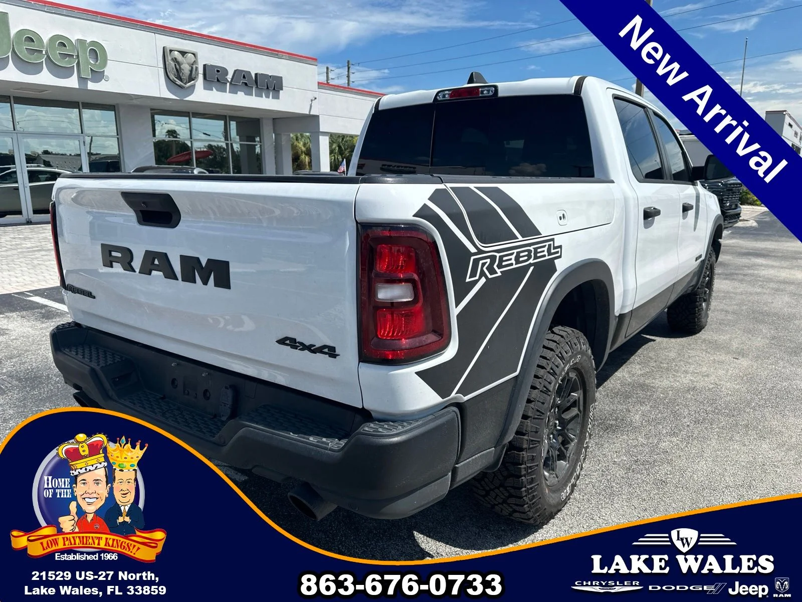 Used 2025 White Ram Rebel image 3