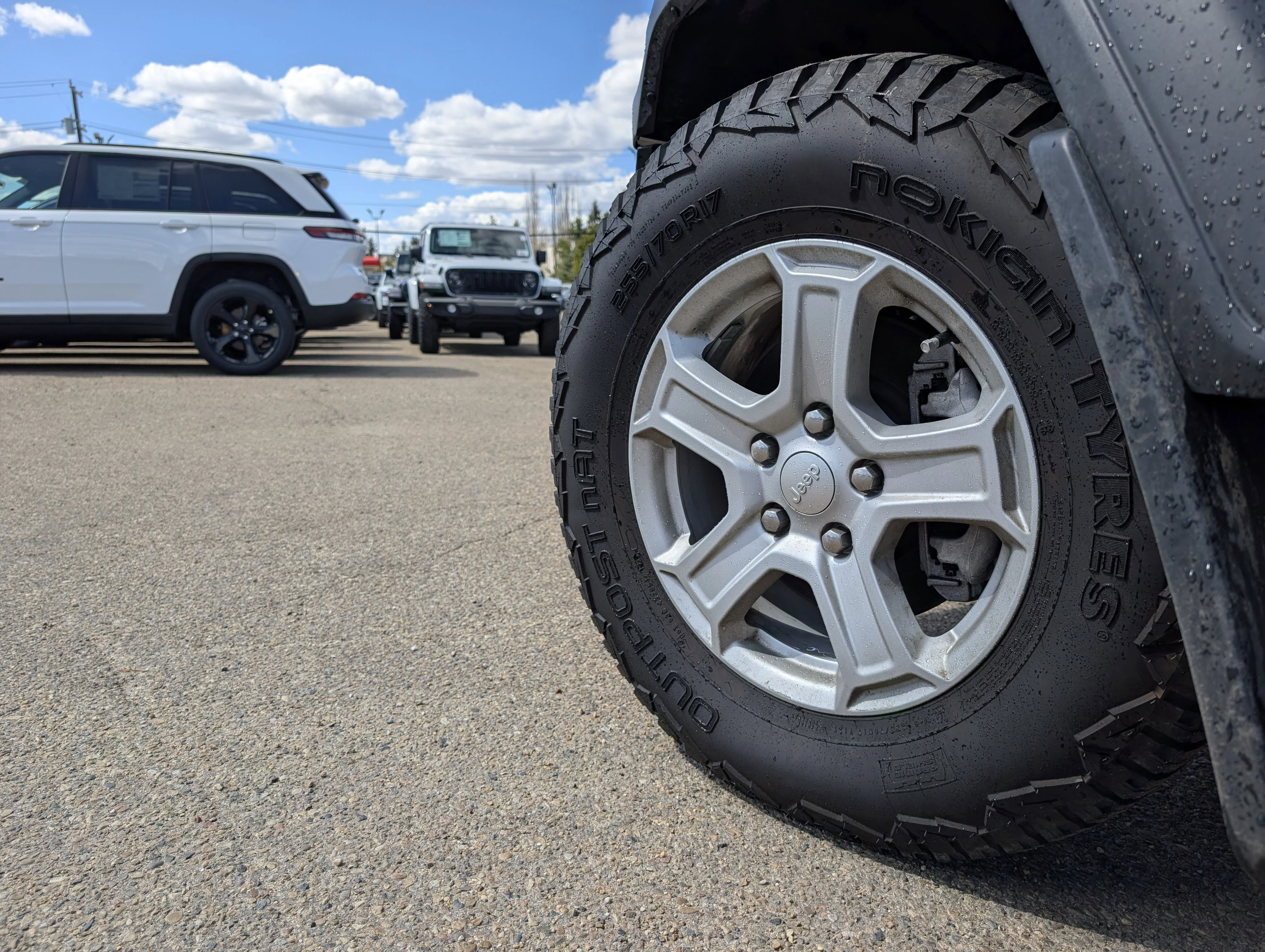 Used 2021 Bright White Jeep Unlimited Sport image 12