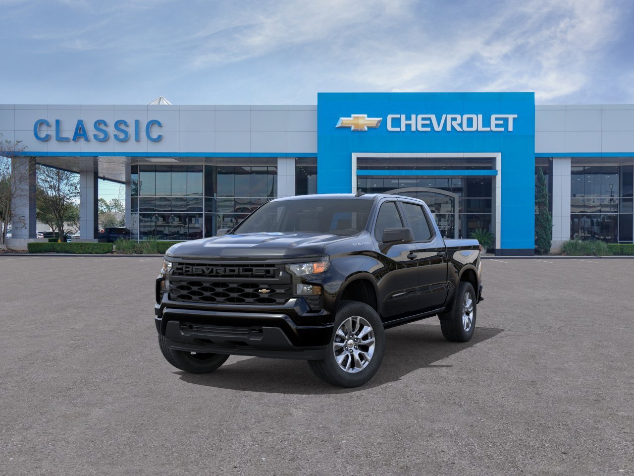2026 Chevrolet Silverado 1500 Custom Black at Classic Elite Chevrolet Hwy 6