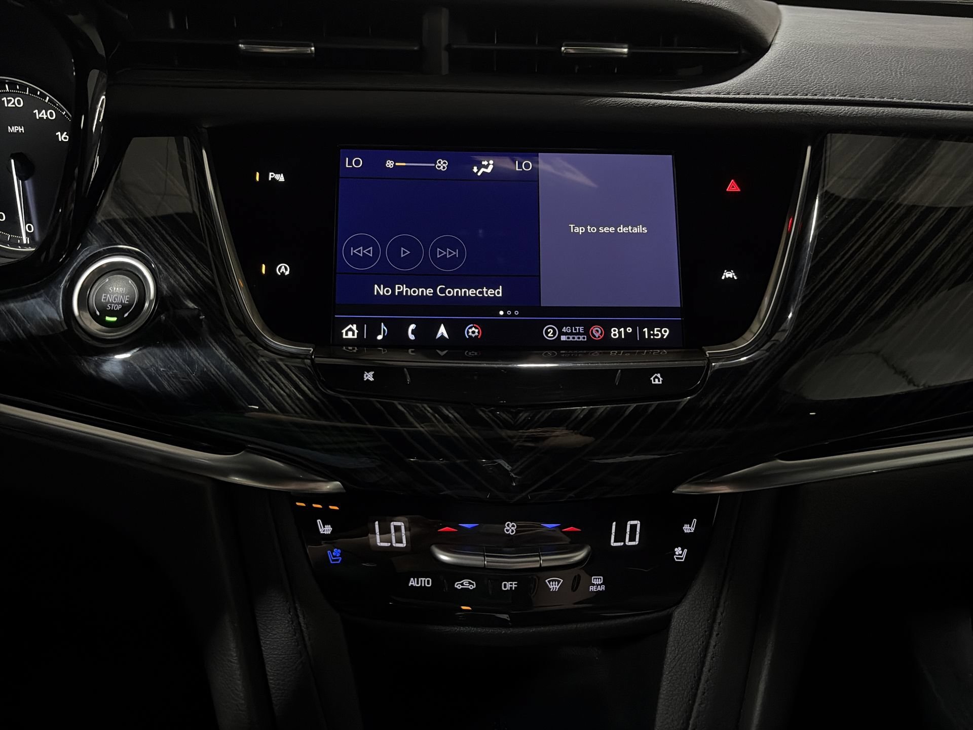 Used 2025 Stellar Black Metallic Cadillac Premium Luxury image 13