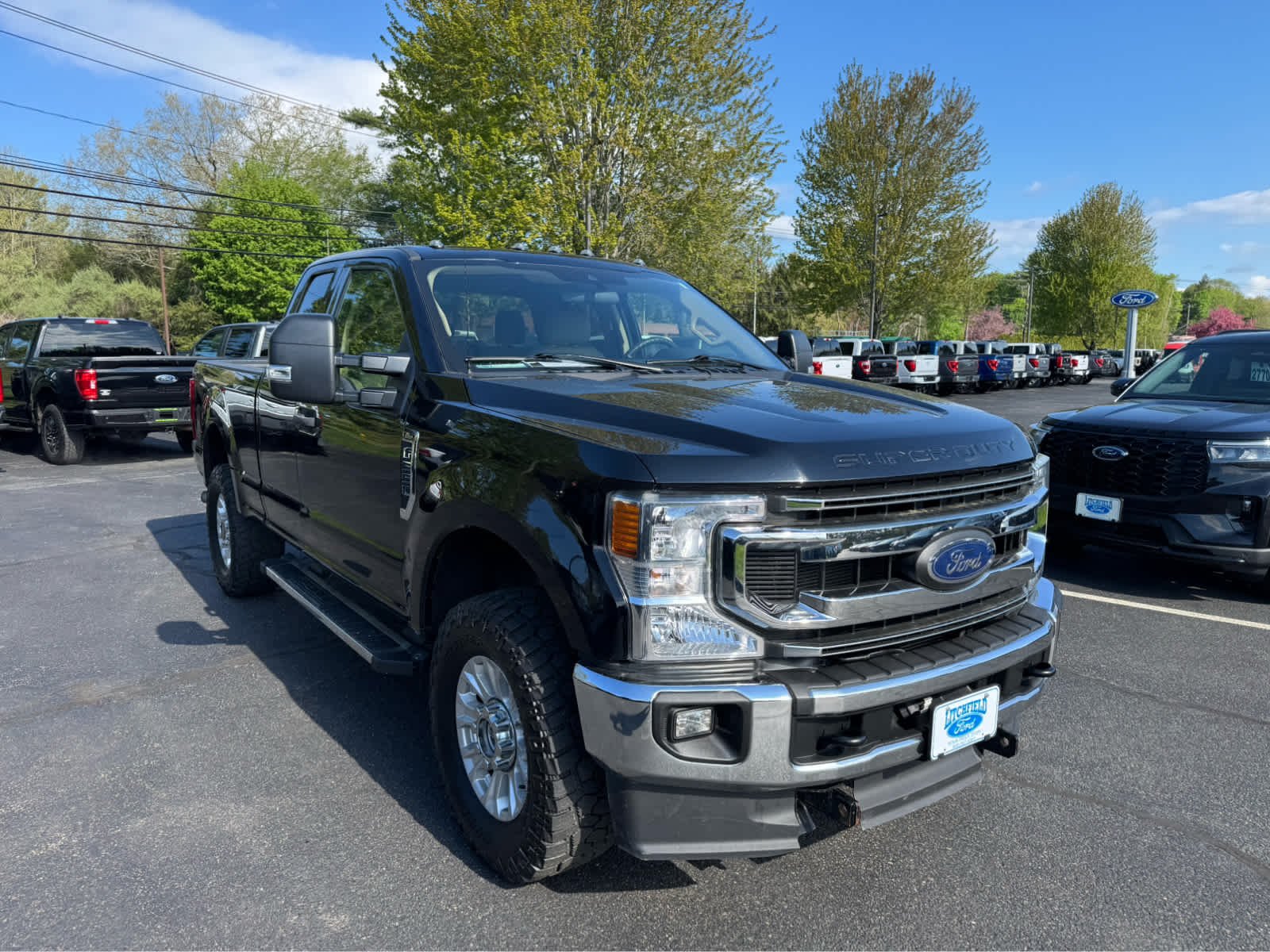 Used 2021 Agate Black Metallic Ford XLT image 8