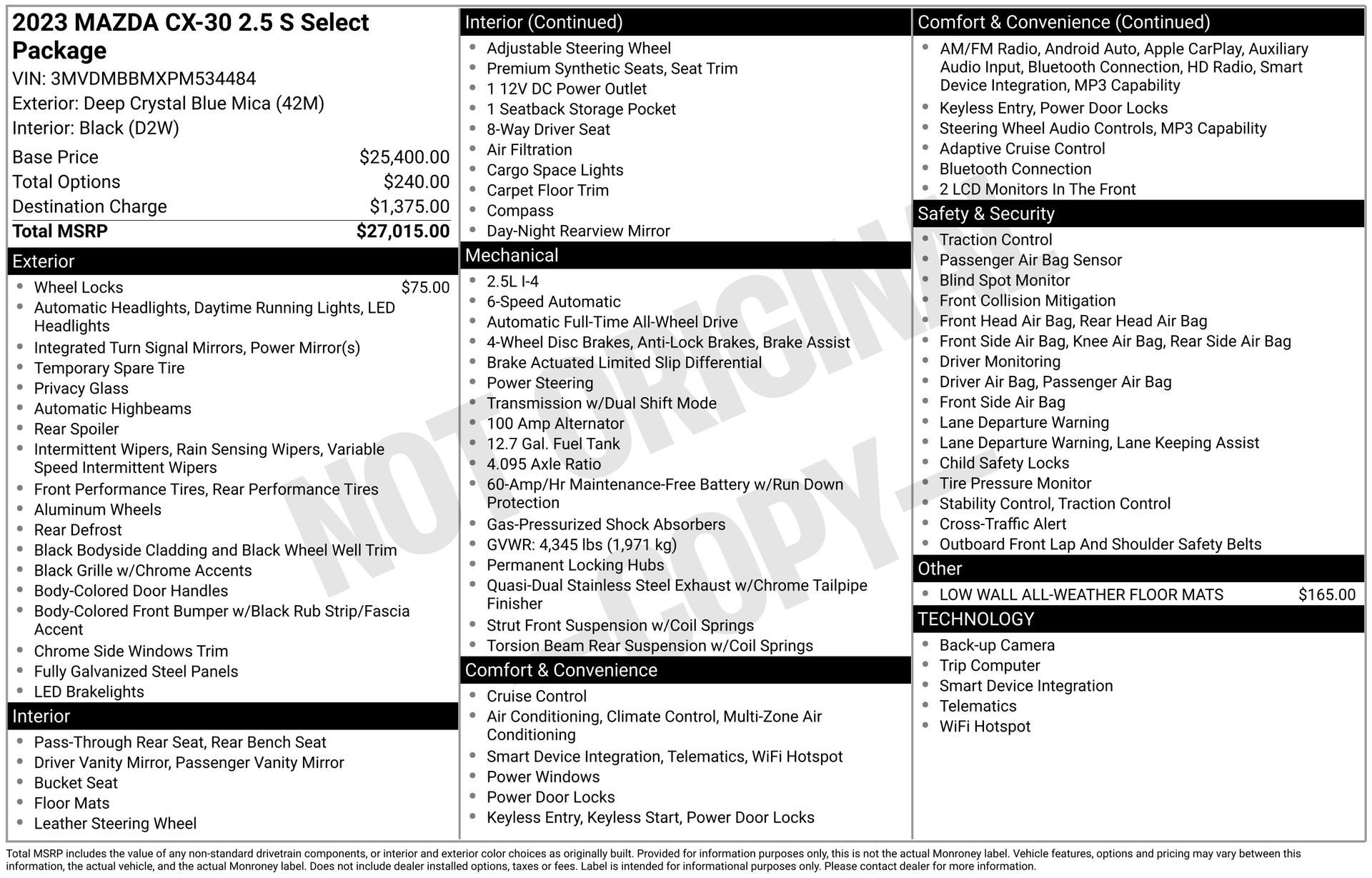 2023 MAZDA CX-30 - Image 3