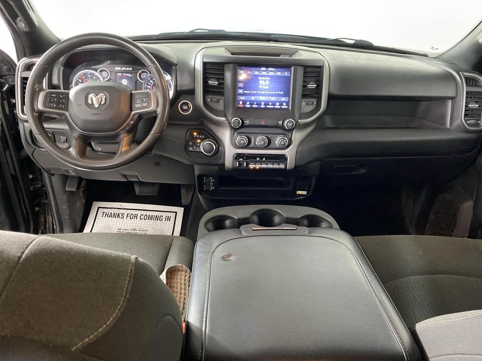 Used 2021 Diamond Black Crystal Pearlcoat Ram Tradesman image 24