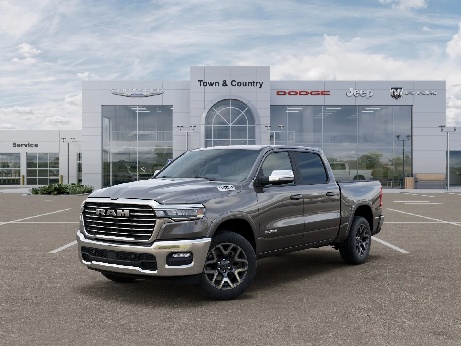 New 2026 Granite Crystal Metallic Clear-Coat Exterior Paint RAM Laramie image 27